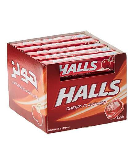 Halls Cherry Flavor 25.2 g * 20 pec - Halls Cherry Flavor 25.2 g * 20 pec