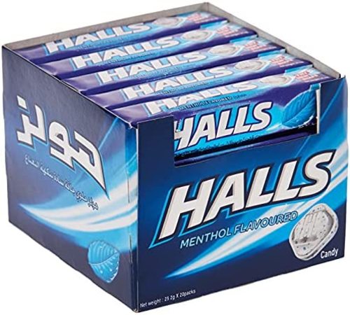 Halls Menthol Flavor 22.4 g * 20 pec - Halls Menthol Flavor 22.4 g * 20 pec