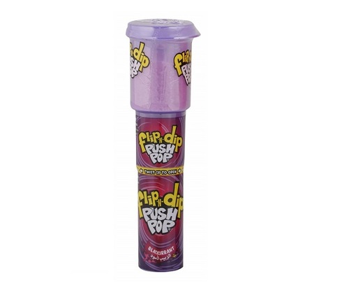 Flip N Dip Push Pop Blackcurrant  25 g - Flip N Dip Push Pop Blackcurrant  25 g