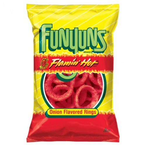 FUNYUNS Flamin' Hot U.S.A Family Size 163 g - FUNYUNS Flamin' Hot U.S.A Family Size 163 g