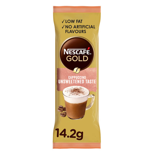 Nescafe Gold Cappuccino Unsweetened Taste 14.2 g - Nescafe Gold Cappuccino Unsweetened Taste 14.2 g