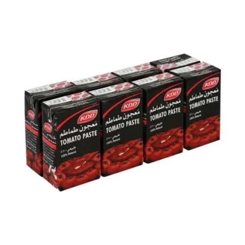 TOMATO PASTE KDD 8 PCS X 135G - TOMATO PASTE KDD 8 PCS X 135G