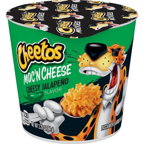 Cheetos Pasta Bowl Mac'n Cheese Cheesy Jalapeno net wt 2.25 oz (64 g) - Cheetos Pasta Bowl Mac'n Cheese Cheesy Jalapeno net wt 2.25 oz (64 g)