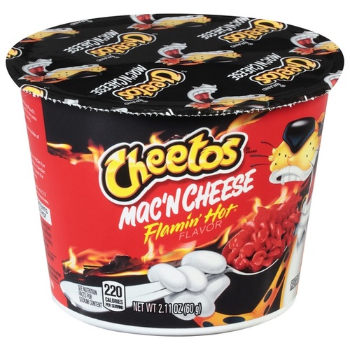 Cheetos Pasta Bowl Mac'n Cheese Flamin Hot Net wt 2.11 oz (60 g) - Cheetos Pasta Bowl Mac'n Cheese Flamin Hot Net wt 2.11 oz (60 g)