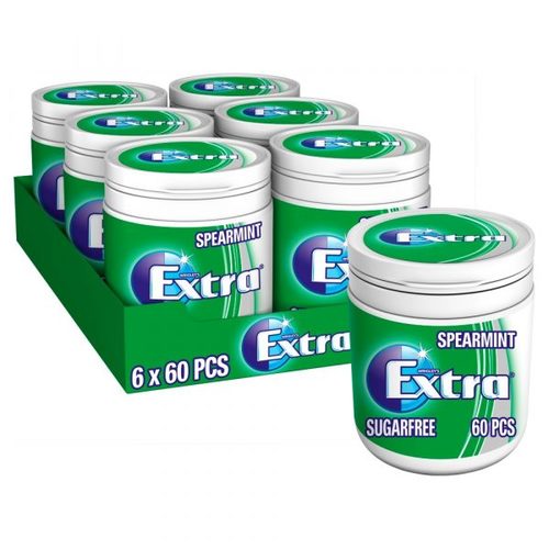 Wrigley's Extra Spearmint 6 PCS X 60 Pellets - Wrigley's Extra Spearmint 6 PCS X 60 Pellets