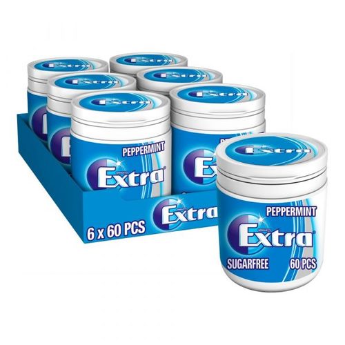 Wrigley's Extra Peppermint 6 PCS X 60 Pellets - Wrigley's Extra Peppermint 6 PCS X 60 Pellets