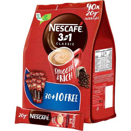 Nescafe Classic 3 in 1 20 g X 40 PCS - Nescafe Classic 3 in 1 20 g X 40 PCS
