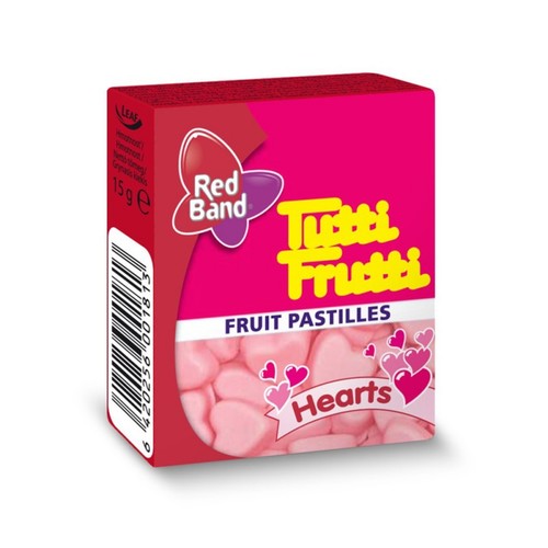 Tutti Frutti Hearts 18 g - Tutti Frutti Hearts 18 g