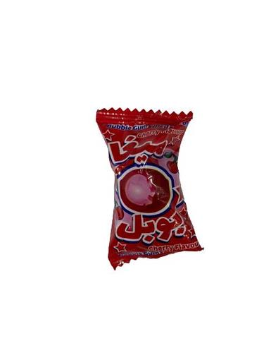 Mega Bubble Gum Filled Candy Cherry Flavour 6 g - Mega Bubble Gum Filled Candy Cherry Flavour 6 g