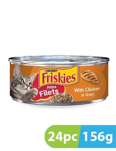 Friskies Prime Filets With Chicken 24 PCS X 156 g - Friskies Prime Filets With Chicken 24 PCS X 156 g