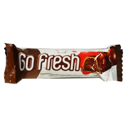 Go Fresh Chocolate Coated Wafer With Cocoa Cream 20 g - Go Fresh Chocolate Coated Wafer With Cocoa Cream 20 g