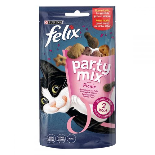 Purina Felix Party Mix Picnic Crunch 60 g - Purina Friskies Party Mix Picnic Crunch 60 g