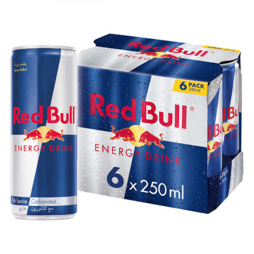 Red Bull 6 Pieces X 250 ml - Red Bull 6 Pieces X 250 ml