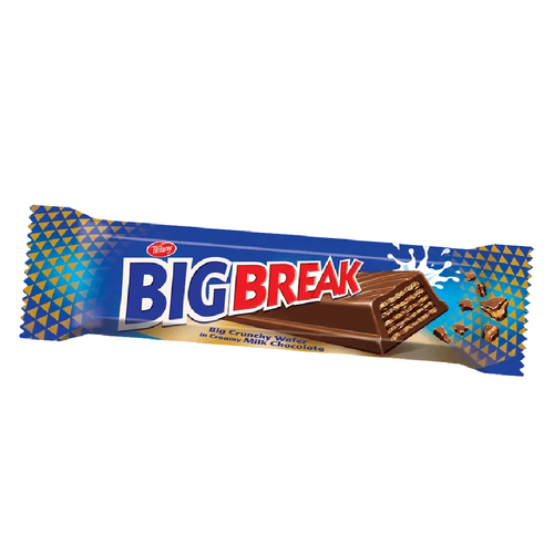 Big Break Milk Chocolate Crunchy Wafer 35 g - Big Break Milk Chocolate Crunchy Wafer 35 g