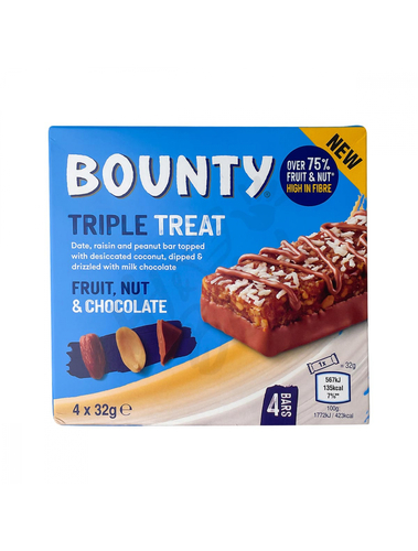 BOUNTY TRIPLE TREAT 128 G - BOUNTY TRIPLE TREAT 128 G