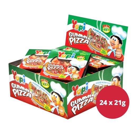 Jelly Yupi Pizza Big 24 PCS X 21 g - Jelly Yupi Pizza Big 24 PCS X 21 g