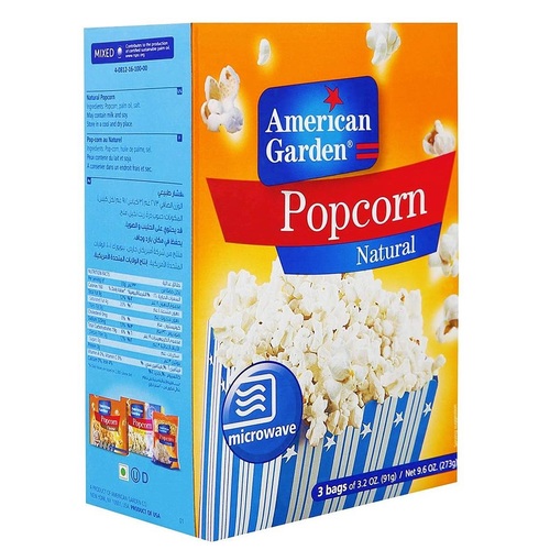 American Garden Popcorn Natural 273 g - American Garden Popcorn Natural 273 g