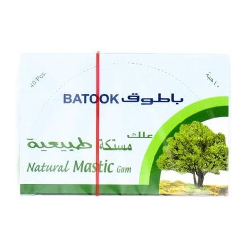 BATOOK Natural Mastic Gum 40 PCS - BATOOK Natural Mastic Gum 40 PCS