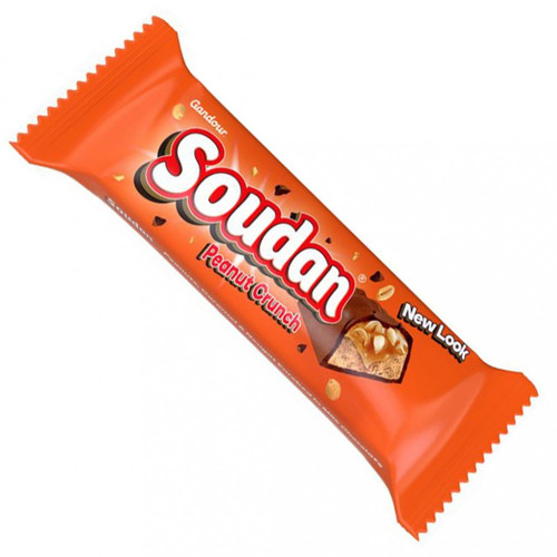 Soudan Nogat With Peanuts & Caramel Covered With Chocolate 25 g - Soudan Nogat With Peanuts & Caramel Covered With Chocolate 25 g