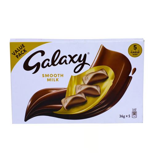 Galaxy Smooth Milk 5 PCS X 36 g - Galaxy Smooth Milk 5 PCS X 36 g