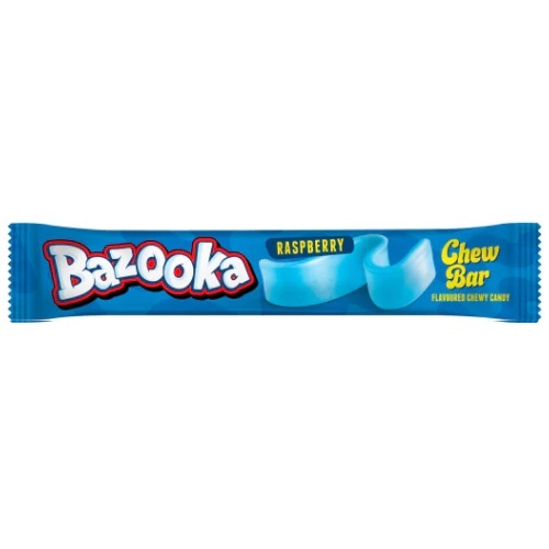 Bazooka Raspberry Chew Bar 14 g - Bazooka Raspberry Chew Bar 14 g