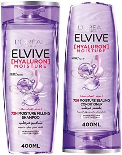 Elvive Shampoo + Conditioner Hyaluron Moisture 400 ml - Elvive Shampoo + Conditioner Hyaluron Moisture 400 ml