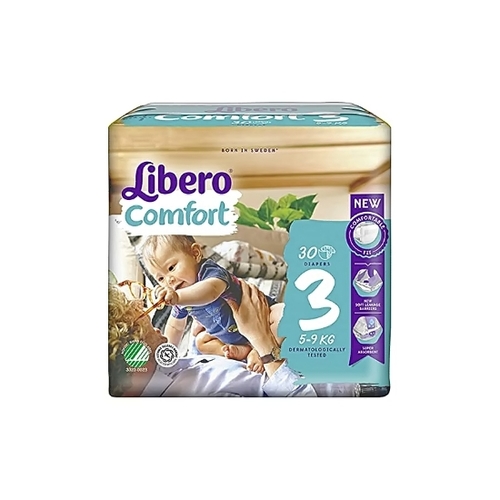 Libero Comfort Diapers Size 3 - 30 Pieces 5-9 Kg - Libero Comfort Diapers Size 3 - 30 Pieces 5-9 Kg