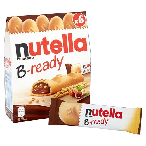 Nutella B-ready 6 PCS X 22 g - Nutella B-ready 6 PCS X 22 g