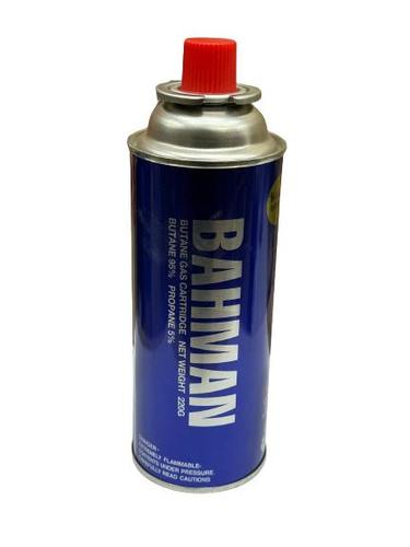 BAHMAN Butane Gas Cartridge 220 g - BAHMAN Butane Gas Cartridge 220 g