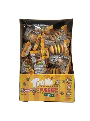 Trolli Party Burger Minis 36 PCS X 12 g - Trolli mini burger 12 g * 36 pieces