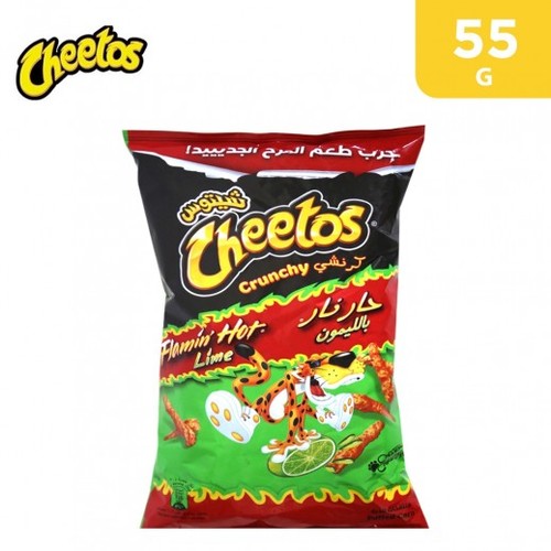 Cheetos Crunchy Flaming Hot Lime 55 g - Cheetos Crunchy Flaming Hot Lime 55 g