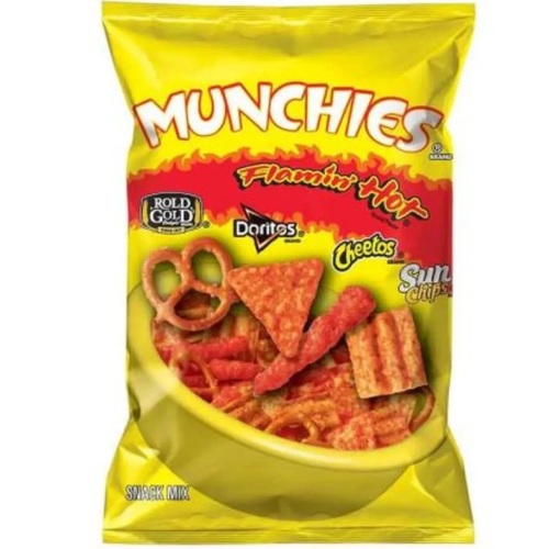 Munchies Flamin' Hot Flavored U.S.A Family Size 262.2 g - Munchies Flamin' Hot Flavored U.S.A Family Size 262.2 g