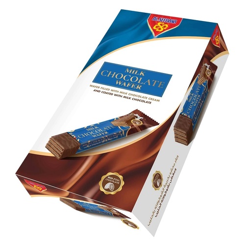 Al-Seedawi Milk Chocolate Wafer 24 PCS X 20 g - Al-Seedawi Milk Chocolate Wafer 24 PCS X 20 g