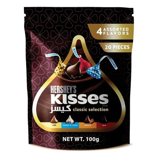 Hersheys Kisses Special Selection Milk,Cookies N Creme,Almond,Dark 100 g - Hessheys Kisses Special Selection Milk,Cookies N Creme,Almond,Dark 100 g