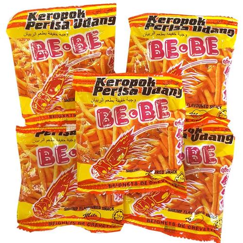 Be.Be Spicy Shrimp Flavour Crackers 50 PCS X 10 g - Be.Be Spicy Shrimp Flavour Crackers 50 PCS X 10 g