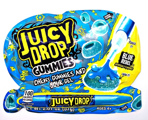 Juicy Drop Gummies Blue Rebel 57 g - Juicy Drop Gummies Blue Rebel 57 g