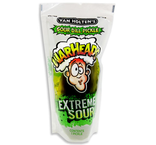 Pouches Van Holtens Sour Dill Pickle WARHEARDS EXTREME SOUR - Pouches Van Holtens Sour Dill Pickle WARHEARDS EXTREME SOUR