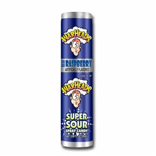 WARHEADS Super Sour Blue Raspberry Spray Candy 20 ML - WARHEADS Super Sour Blue Raspberry Spray Candy 20 ML