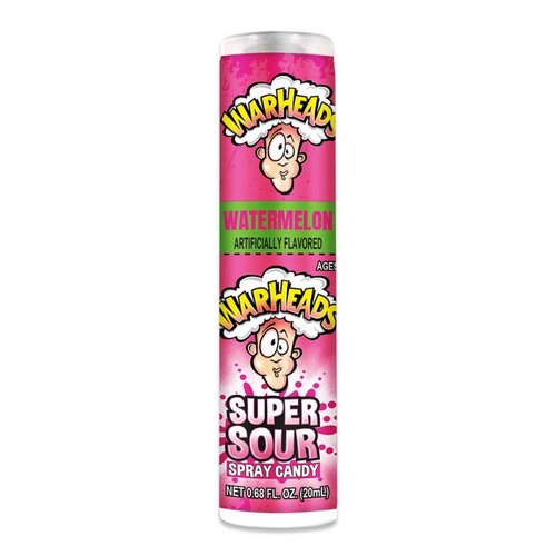 WARHEADS Super Sour Watermelon Spray Candy 20 ML - WARHEADS Super Sour Watermelon Spray Candy 20 ML