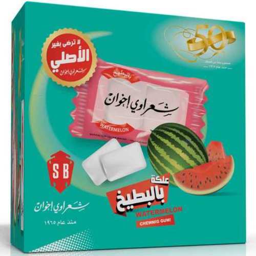 1 Packet Sharawi Watermelon Gum 100 PCS - 1 Packet Sharawi Watermelon Gum 100 PCS