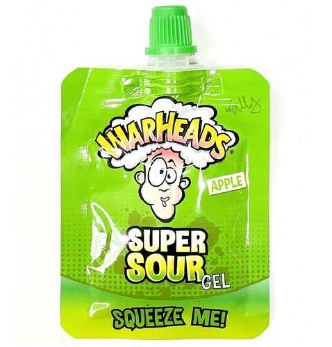 Warheads Apple Super Sour Gel 20 g - Warheads Apple Super Sour Gel 20 g