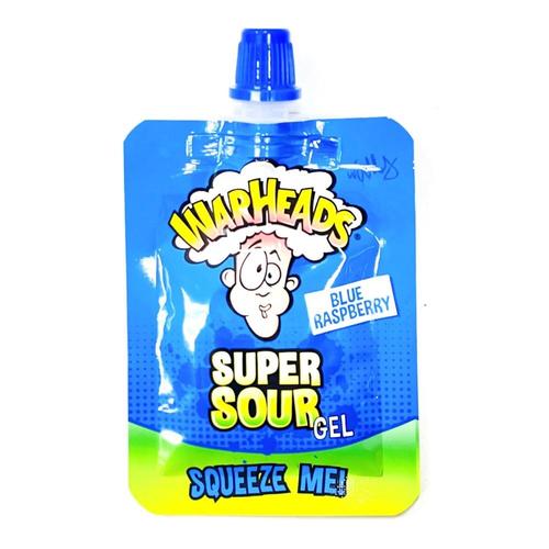 Warheads Blue Raspberry Super Sour Gel 20 g - Warheads Blue Raspberry Super Sour Gel 20 g