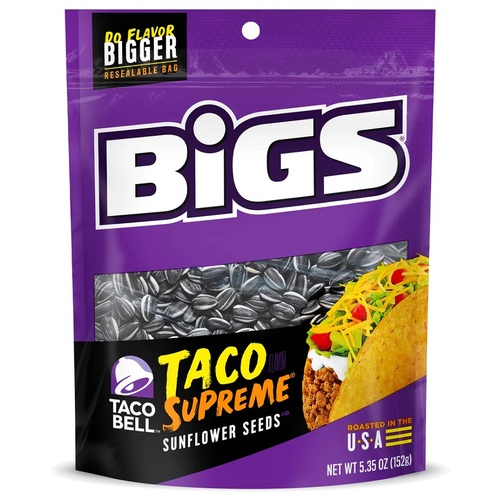 BIGS Taco Supreme Sunflower Seeds 152 g - USA Product