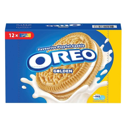 Oreo Biscuit Golden Vanilla Flavour 12 Pieces X 36.8 g - Oreo Biscuit Golden Vanilla Flavour 12 Pieces X 36.8 g