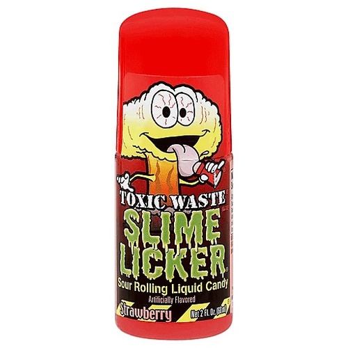 Toxic Waste Slime Licker Sour Rolling Liquid Strawberry Flavor 60 ML - Toxic Waste Slime Licker Sour Rolling Liquid Strawberry Flavor 60 ML