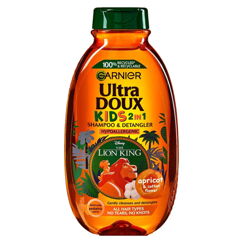 Garnier Ultra Doux Kids Apricot & Cotton Flower 2 in 1 Shampoo 400 ml - Garnier Ultra Doux Kids Apricot & Cotton Flower 2 in 1 Shampoo 400 ml