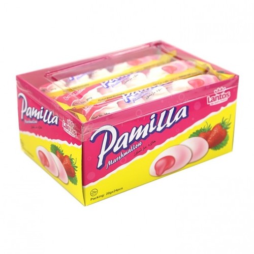 Sohaib Pamilla Marshmallow 24 PCS X 20 g - Sohaib Pamilla Marshmallow 24 PCS X 20 g