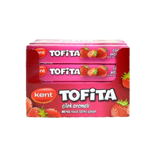 TOFITA Chewing Candy Strawberry Flavour 20 PCS X 47 g - TOFITA Chewing Candy Strawberry Flavour 20 PCS X 47 g