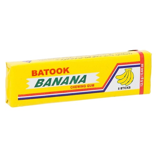 BATOOK Banana Chewing Gum 5 Sticks - BATOOK Banana Chewing Gum 5 Sticks