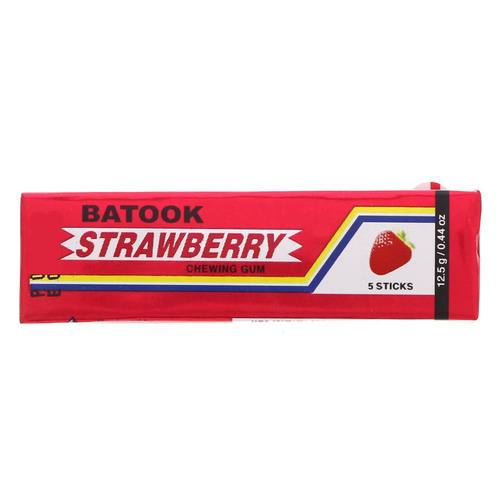 BATOOK Strawberry Chewing Gum 5 Sticks - BATOOK Strawberry Chewing Gum 5 Sticks